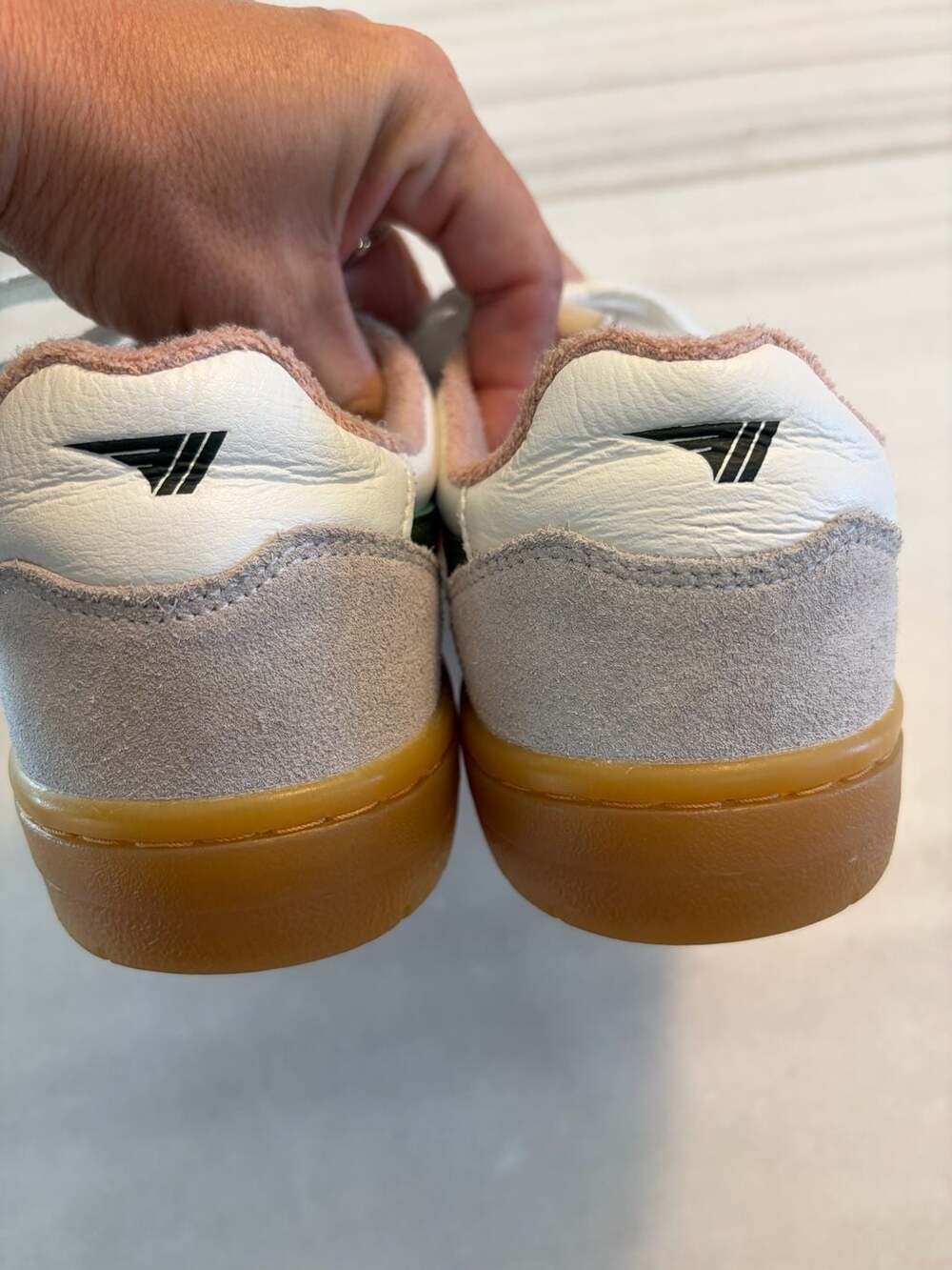 Gola Eagle '86 Sneakers Size 7 White Evergreen - Picture 5 of 6